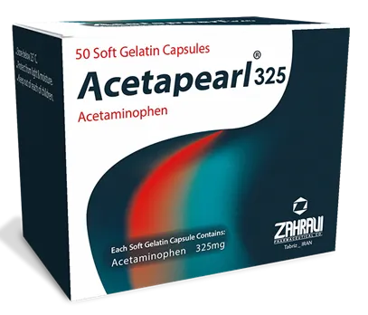تصویر ACETAPEARL 325 MG SOFT GEL